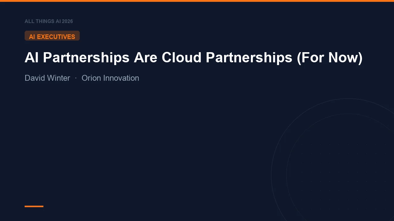 AI Partnerships Are Cloud Partnerships (For Now)