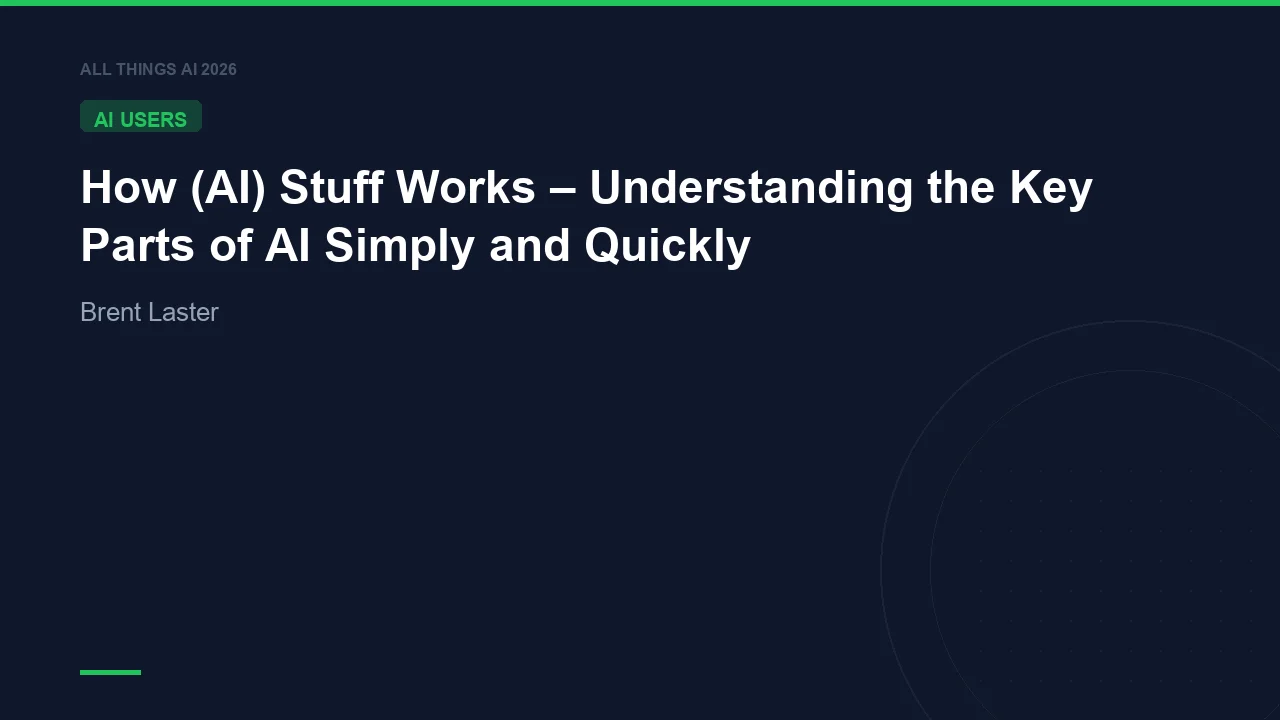 How (AI) Stuff Works – Understanding the Key Parts of AI Simply and Quickly