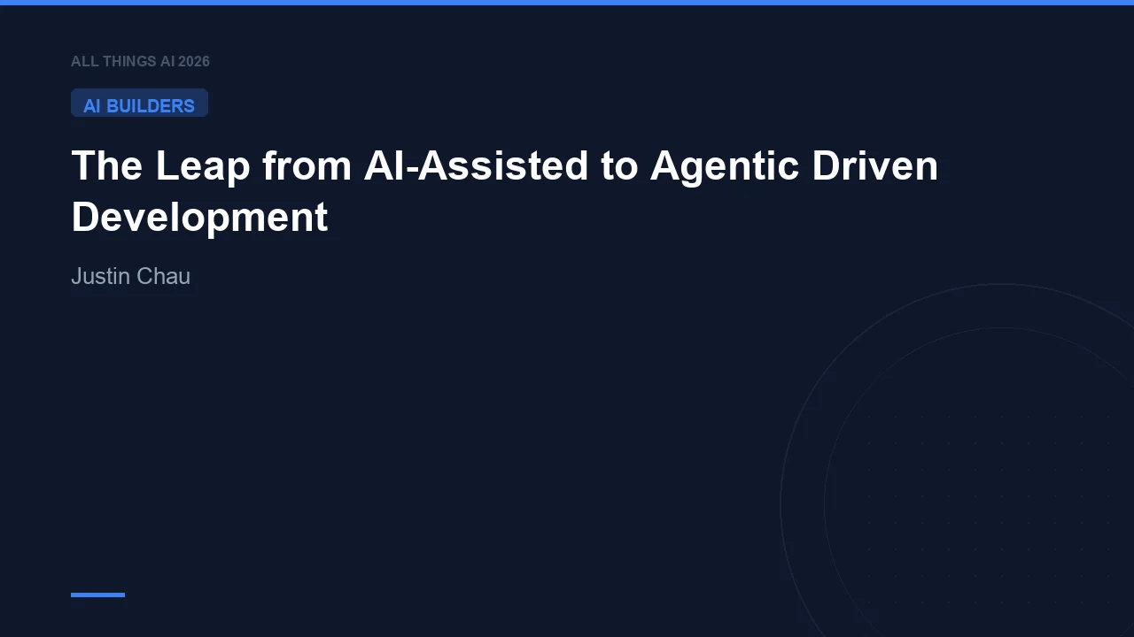 The Leap from AI-Assisted to Agentic Driven Development