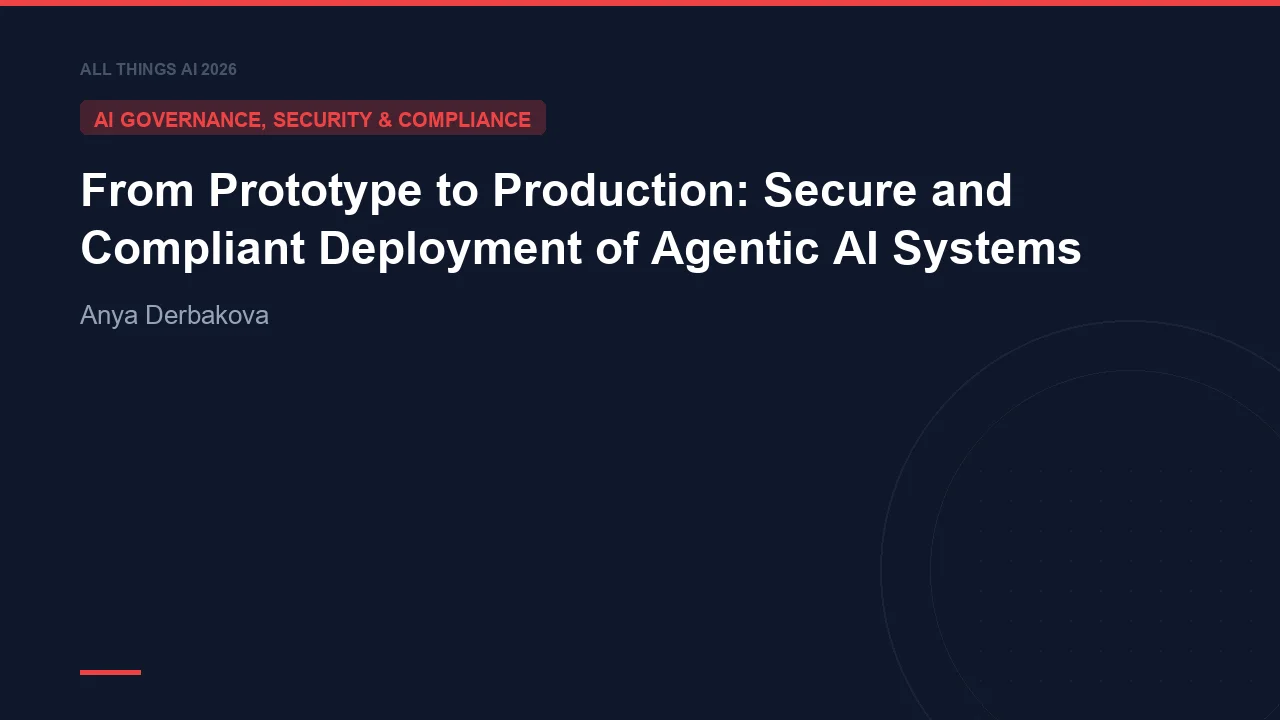 From Prototype to Production: Secure and Compliant Deployment of Agentic AI Systems