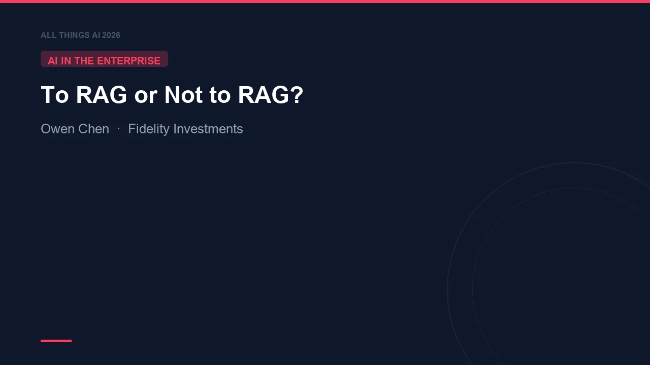 To RAG or Not to RAG?